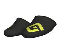 Copripunta Alé Shield Toecover nero giallo fluo - S