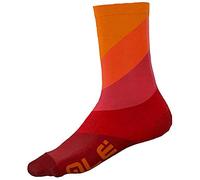 Alé Cycling Diagonal Digitopre Q-Skin 16cm Calze Ciclismo, Rosso, M Unisex-Adulto