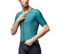 Alé Cycling Eagle - Maglia da Ciclismo a Maniche Corte da Uomo, in Tessuto aerodinamico, Maniche a Righe, Traspirante, vestibilità Leggera, ottimizzata per velocità ed efficienza