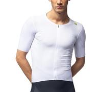 Alé Cycling Eagle - Maglia da Ciclismo a Maniche Corte da Uomo, in Tessuto aerodinamico, Maniche a Righe, Traspirante, vestibilità Leggera, ottimizzata per velocità ed efficienza