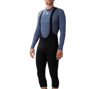 Alé Cycling Inverno Solido 3/4 Collant con Bretelle, Nero, XXL Uomo