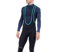 Alé Cycling Klimatik K-Atmo 2.0 Idrorepellente Pantaloncini con Bretelle, Nero, XL Uomo