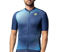 Alé Cycling Maglia a Maniche Corte Pragma Optical da Uomo, Blu, M