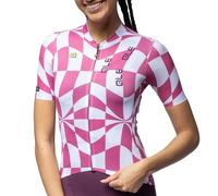 Alé Cycling Multiverso 2.0 - Maglia da Ciclismo da Donna, a Maniche Corte, Leggera, in Micromesh, Maniche aerodinamiche, Tre Tasche Posteriori, Performance Fit