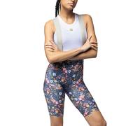 Alé Cycling PR.E Master Graphic - Salopette da Donna a Compressione con Taglio Pulito, Cinghie Leggere in Rete, Imbottitura Comfort4W, Asciugatura Rapida e Traspirante