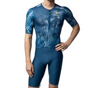 Alé Cycling PR.E Mirror - Tuta da Uomo a Maniche Corte, Lagoon, S