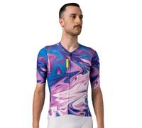 Alé Cycling PR.E Smoothie - Maglia da Ciclismo a Maniche Corte, da Uomo, Colore Viola, L