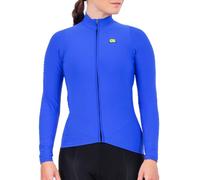 Alé Cycling R-ev1 Warm Race Manica Lunga Maglia da Ciclismo, Blu Cobalto, M Donna