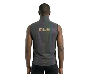 Ale Gilet Guscio Irdescent Reflective Grey