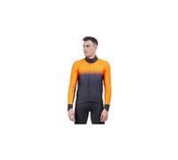 Ale gradient long sleeve jacket black orange fluo