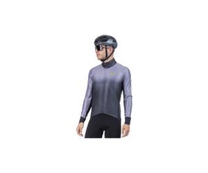 Ale gradient long sleeve jacket grey black