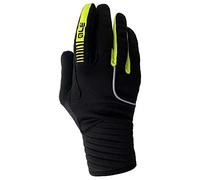 Ale Wind Gloves Nero S Black / Fluo Yellow