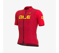 ALE L21120405.M Maglia Ss Solid Cross, Uomo, Rosso, M
