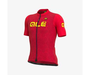 ALE L21120405.M Maglia Ss Solid Cross, Uomo, Rosso, M