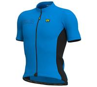 ALE' Maglia a Maniche Corte da Uomo Tinta Unita, Blu, L