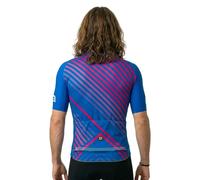 Ale Maglia A Maniche Corte Fast Bordeaux / Fluor Orange