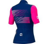 Ale Maglia A Maniche Corte Logo Fuchsia