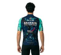 Ale Maglia A Maniche Corte Prime Bahrain Victorious Blue Navy / Green
