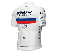 Ale Prime Bahrain Victorious Campione Slovenia Short Sleeve Jersey Bianco XL Uomo