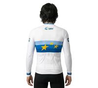 Ale Maglia A Maniche Lunghe Pr-s 1000 Uec Champion D´europe White / Blue