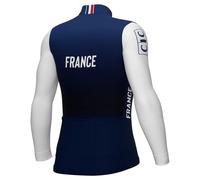 Ale Prime Federazione Francese Ciclismo Long Sleeve Jersey Blu M Uomo Blue Navy / White