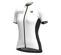 Ale Maglia ciclismo donna SOLID COLOR BLOCK bianco - L
