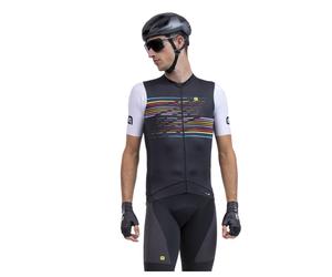 Ale' Maglia Ciclismo Logo Nero Uomo XL