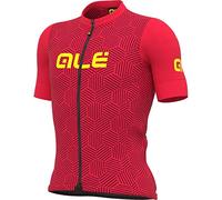 Ale Maglia da Ciclismo Cross, Red, S