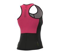 Ale Maglia Senza Maniche Solid Color Block Fluor Pink