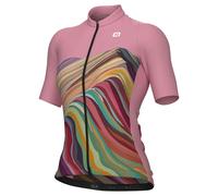 ALE' Pr.e Rainbow Maglia a Maniche Corte Donna L Rosa