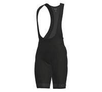 ALE' Pr.r Strada Pantaloncini con Bretelle, Nero/Grigio Antracite, XXL Uomo