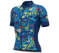 Alé - Pragma Over S/S Jersey - Maglietta da ciclismo L blu