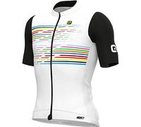 ALE' PRS Logo Maglia a Maniche Corte, Bianco, M Uomo