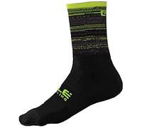 Ale' Calze Ciclismo Scanner Black/Yellow Fluo Uomo 44/47