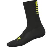Alè Strada 2.0 Calze Dryarn 18 cm Ciclismo, Nero/Giallo - 44/47, Nero