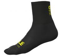 Calze Alé Strada 2.0 nero giallo fluo - M
