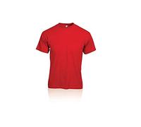 Ale T-Shirt Uomo Maglia Unisex Tshirt Mezza Manica Rossa (L, l)