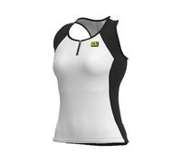 Ale' Top Ciclismo Color Block Bianco Donna S