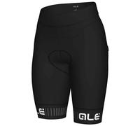 ALE' Traguardo Solido Pantaloncini da Ciclismo Donna 3XL Nero/Bianco