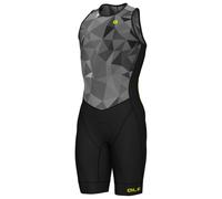 Alé - Triathlon Triple Body Sleeveless - Tuta ciclismo intera M nero/grigio