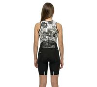 Ale Tuta Da Gara Senza Maniche Velocity Integrato Black / Grey