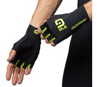 Guanti da ciclismo Alé Velocissimo nero/giallo fluo (M)