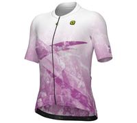 Maglia Alé PR.E Quartz manica corta viola bianco donna - S
