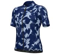 Alé - Women's Pragma Flower S/S Jersey - Maglietta da ciclismo M blu