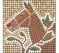 ALEA Mosaic Kit Mosaico Fai da Te, 15x15cm, Cavallo