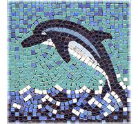 ALEA Mosaic Kit Mosaico Fai da Te, 15x15cm, Delfino