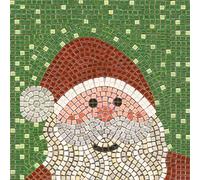 ALEA Mosaic Kit Mosaico Fai da Te, 20x20cm, Babbo Natale