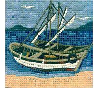 ALEA Mosaic Kit Mosaico Fai da Te, 20x20cm, Barca