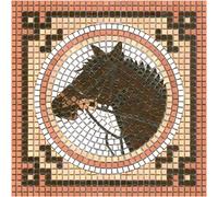 ALEA Mosaic Kit Mosaico Fai da Te, 20x20cm, Cavallo