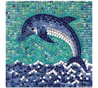 ALEA Mosaic Kit Mosaico Fai da Te, 20x20cm, Delfino